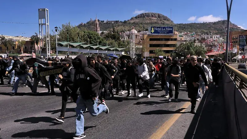 Marcha por la memoria histórica movimiento del 68 en Zacatecas